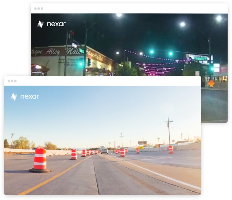 Nexar Streets provides high quality images of relevant points of interest
